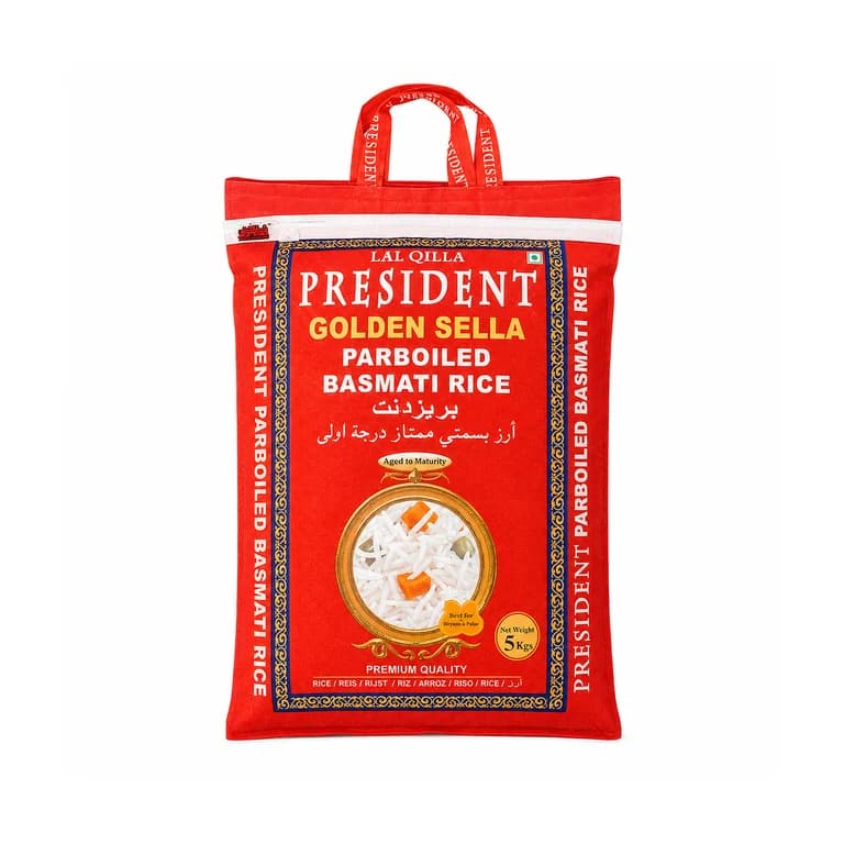Golden Sella Parboiled Basmati Rice von President