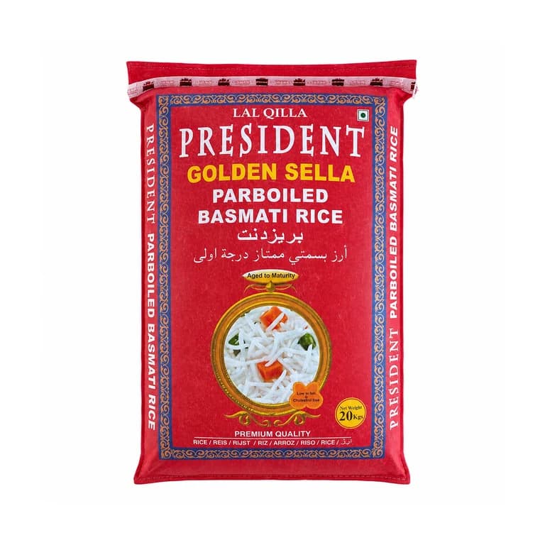 Golden Sella Parboiled Basmati Rice von President