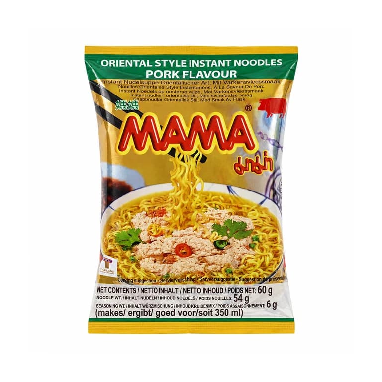 Instantnudeln Pork von Mama
