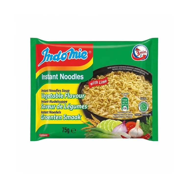 Instantnudeln Vegetable von Indomie